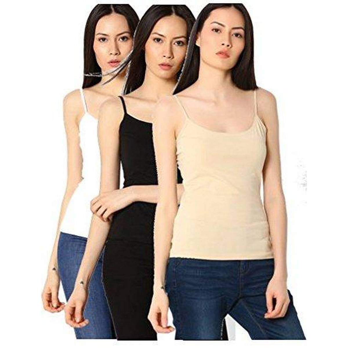 CAMISOLE TOP - STANDARD - PACK OF 3