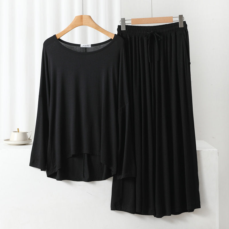 Mehroon Round Neck Shirt and Mehroon Trouser Night Wear