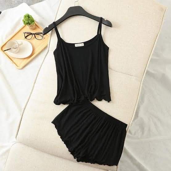 Cami Set Short Black