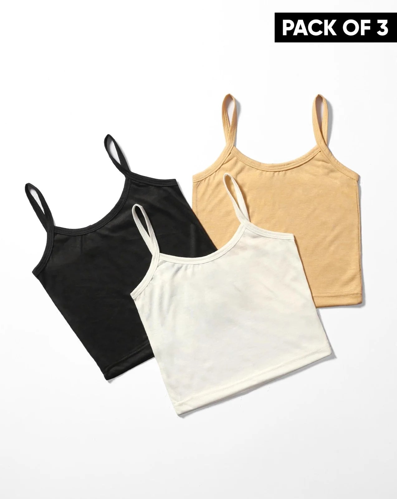 CAMISOLE TOP - STANDARD - PACK OF 3