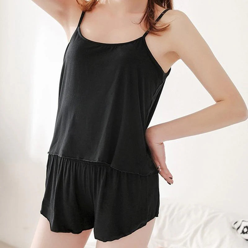 Cami Set Short Black