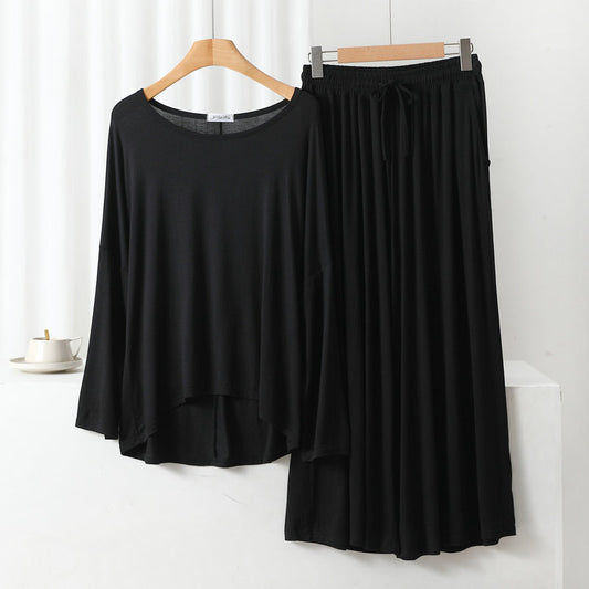 Mehroon Round Neck Shirt and Mehroon Trouser Night Wear