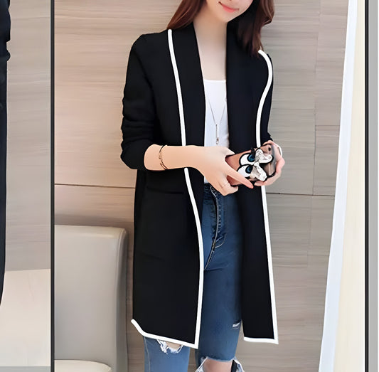 Ladies Black Long Coats