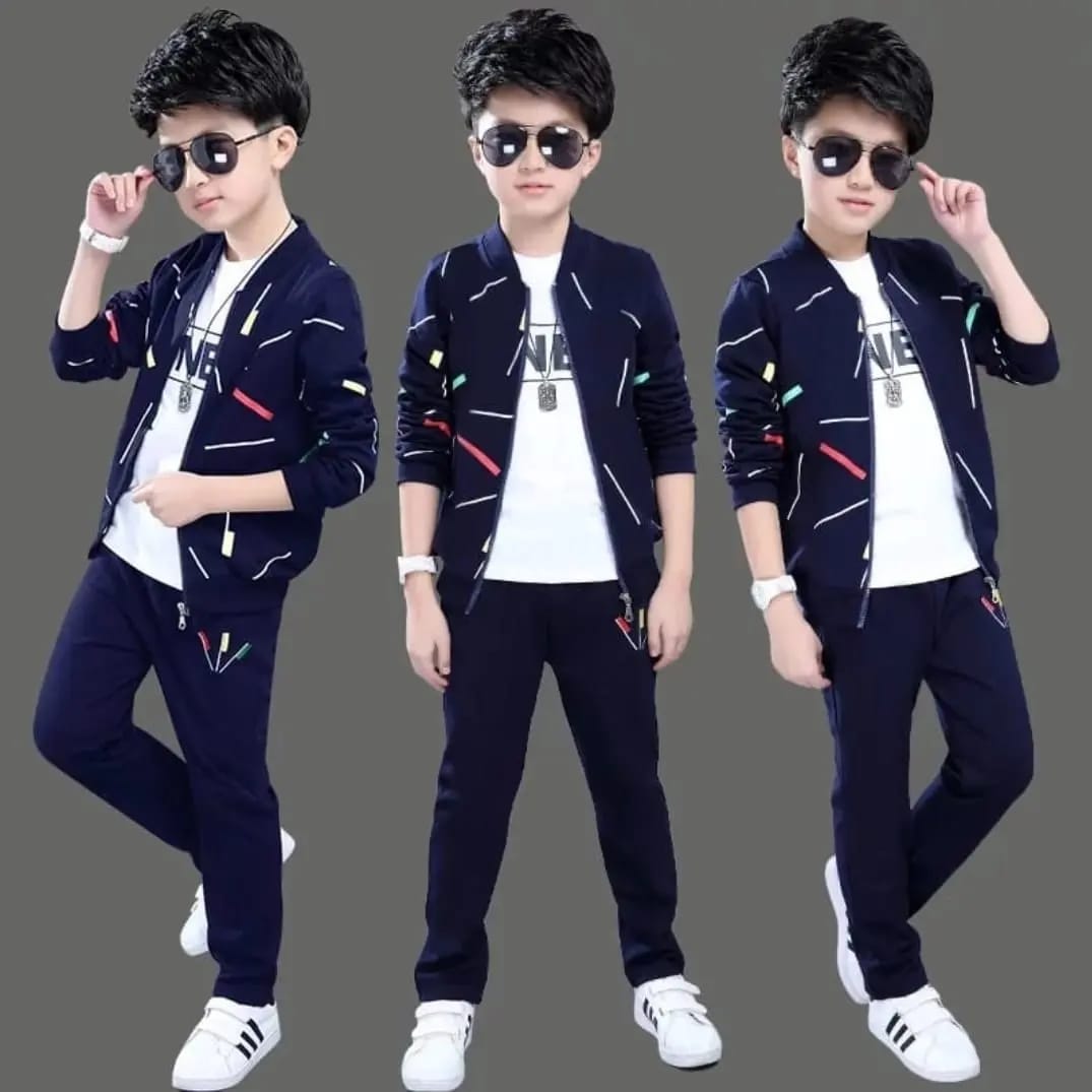 Blue Zipper Tracksuit