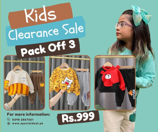 Pack Of 3 Kid Tracksuit Deal .6
